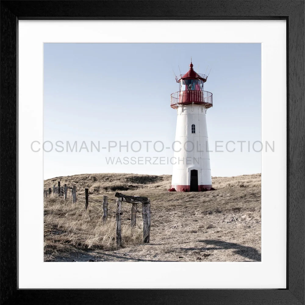 Poster ’Leuchtturm List West’ Sylt SY74Q - Wandbilder