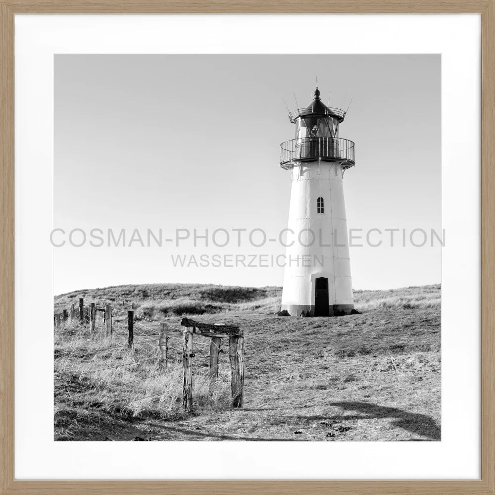 Poster ’Leuchtturm List West’ Sylt SY74Q - Wandbilder
