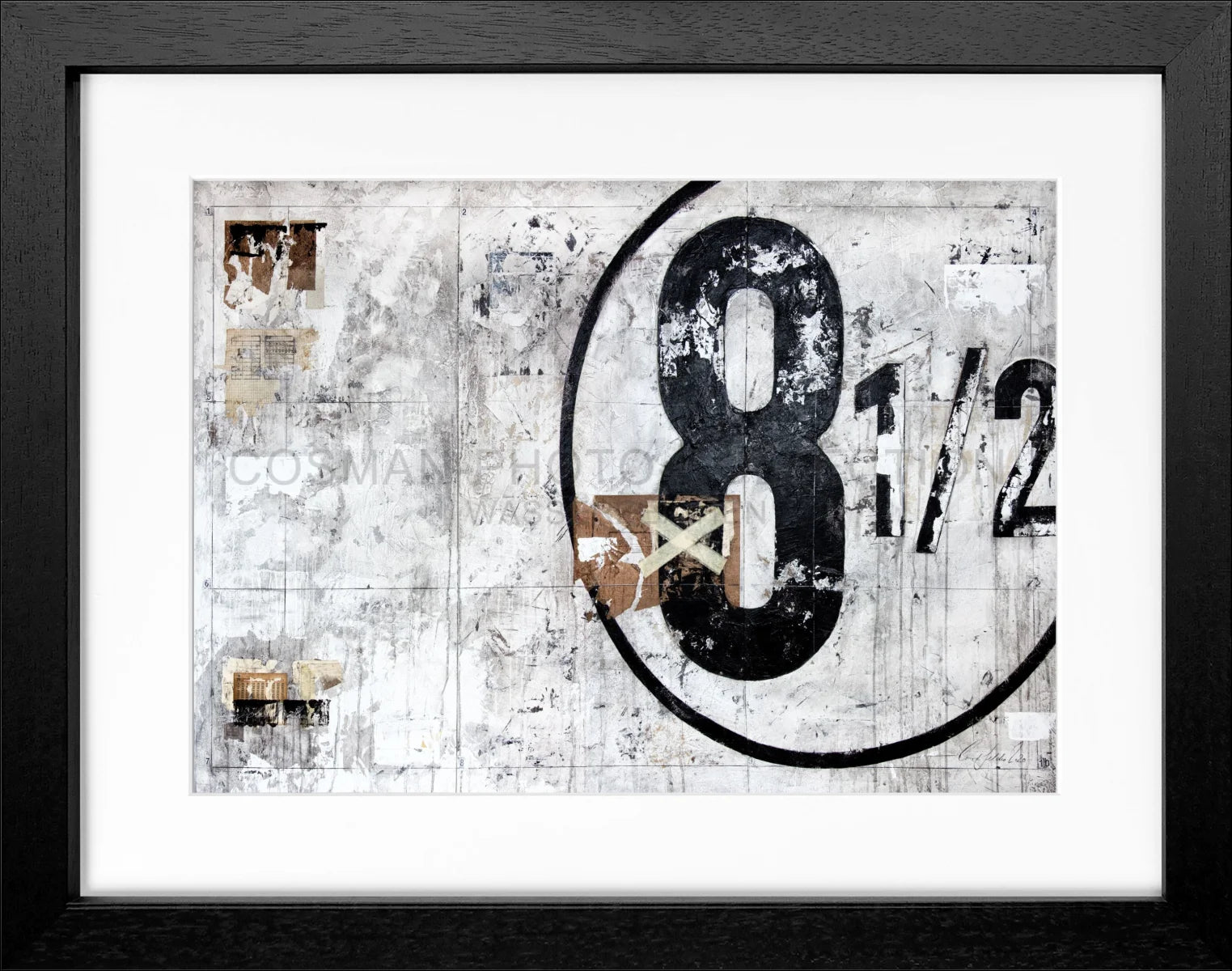 Poster mit Rahmen Achteinhalb GM01 - Wandbilder