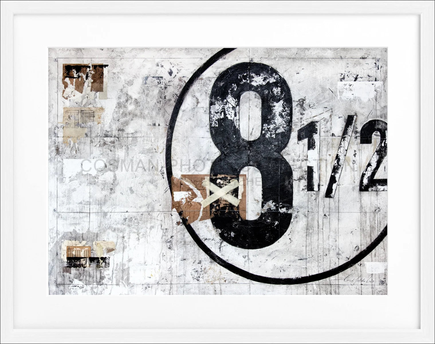 Poster mit Rahmen Achteinhalb GM01 - Wandbilder