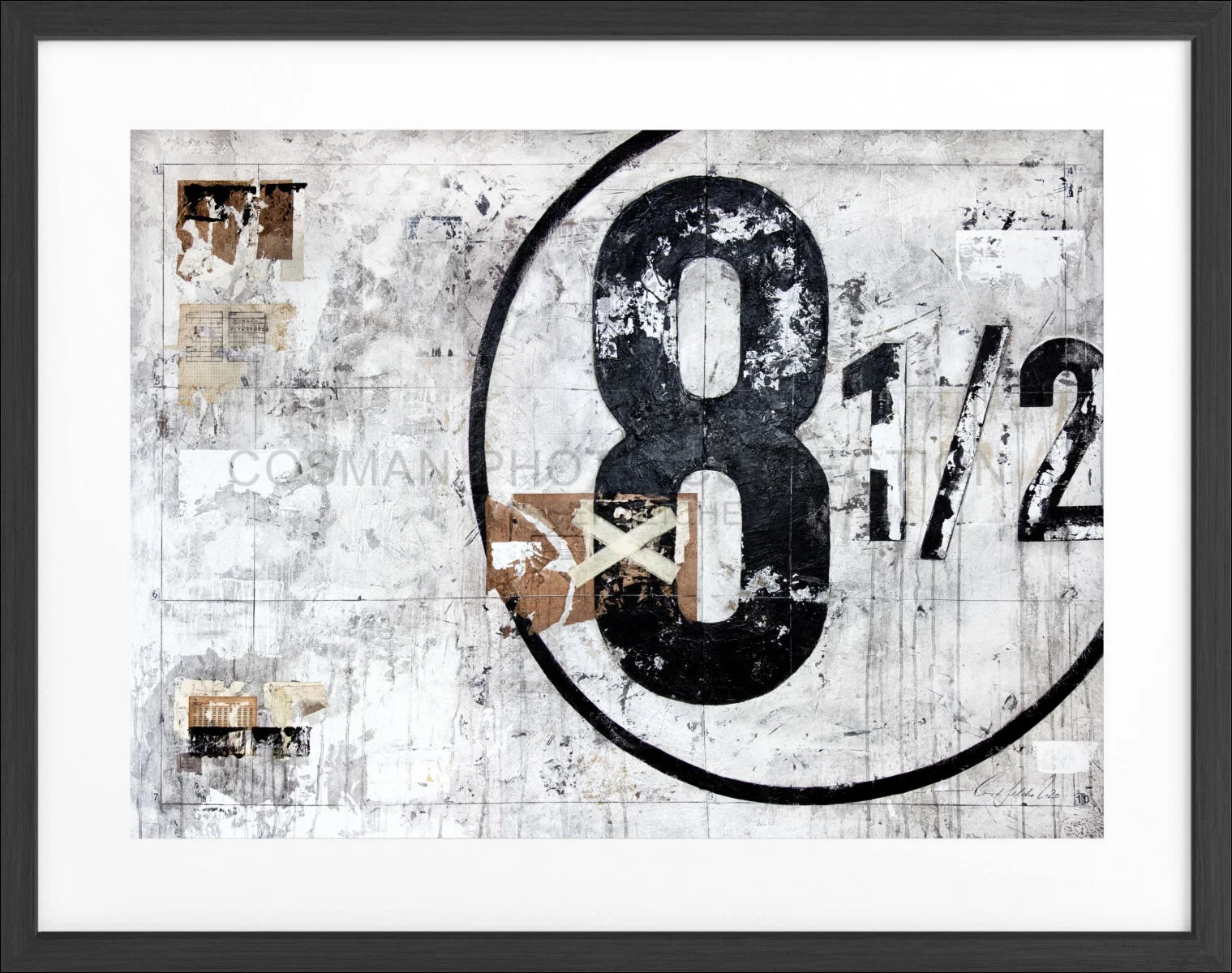 Poster mit Rahmen Achteinhalb GM01 - Wandbilder