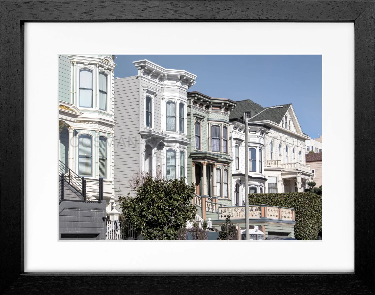 Poster mit Rahmen ’Alamo Square’ San Francisco SF26
