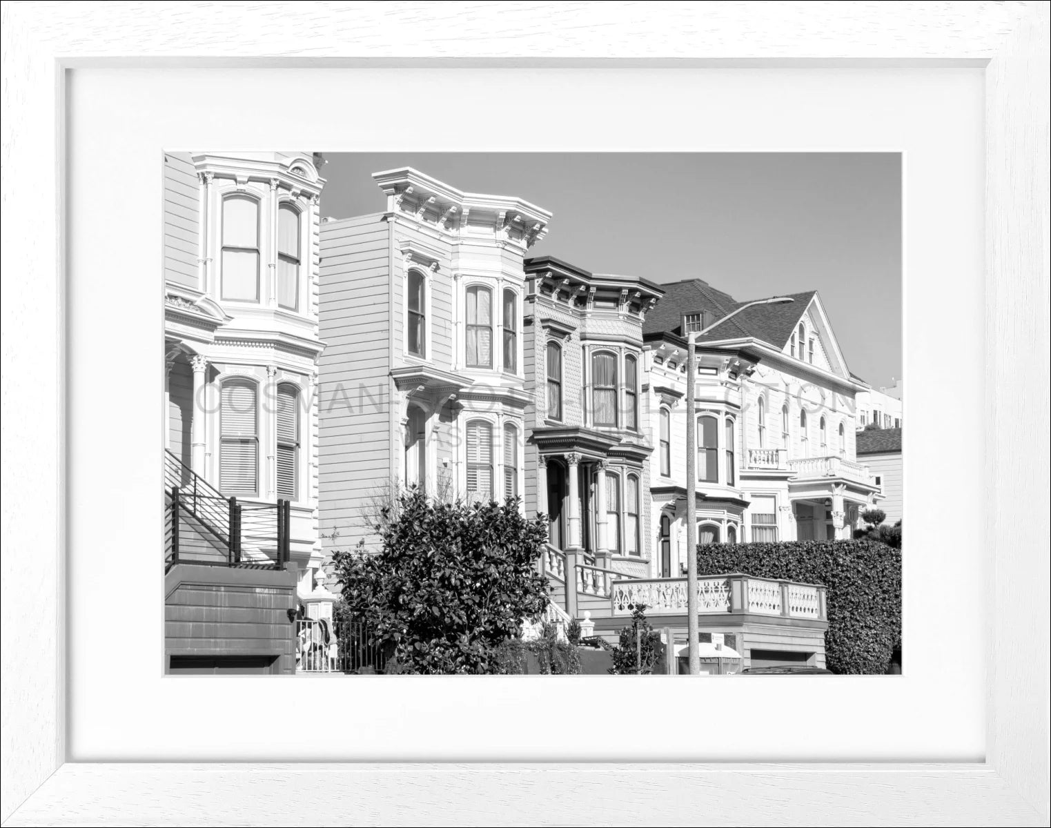 Poster mit Rahmen ’Alamo Square’ San Francisco SF26