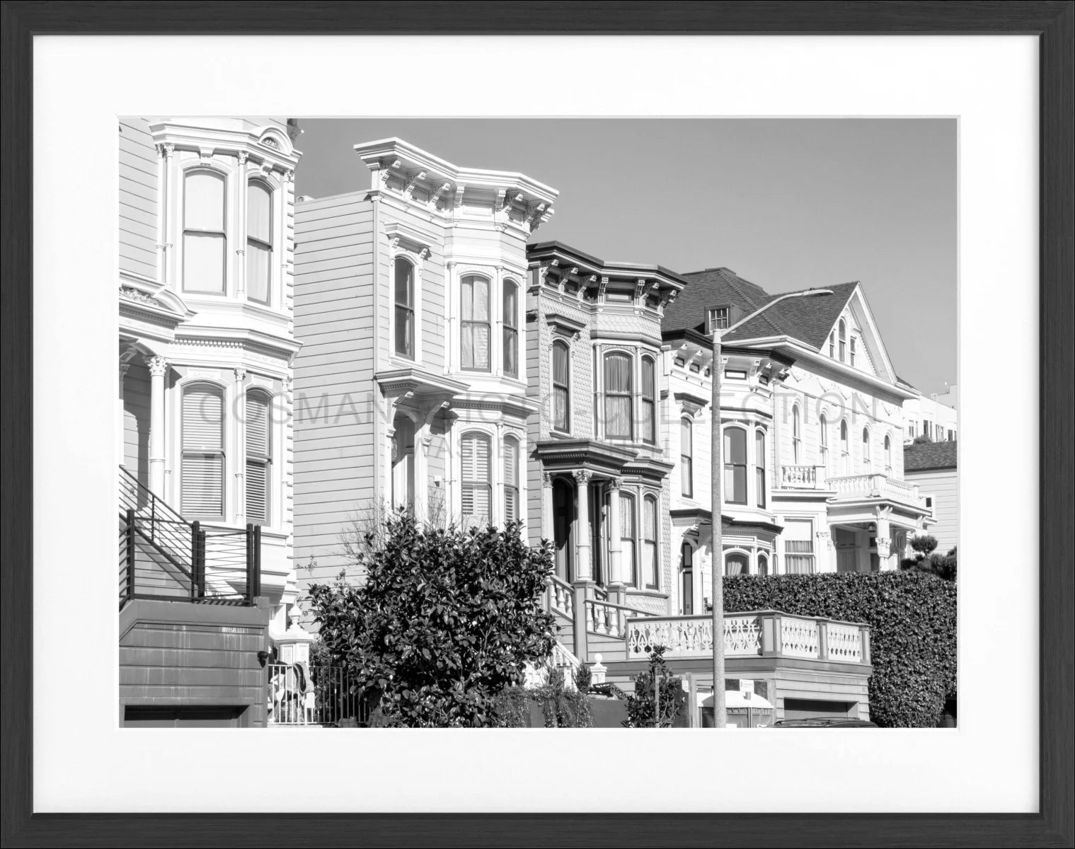 Poster mit Rahmen ’Alamo Square’ San Francisco SF26