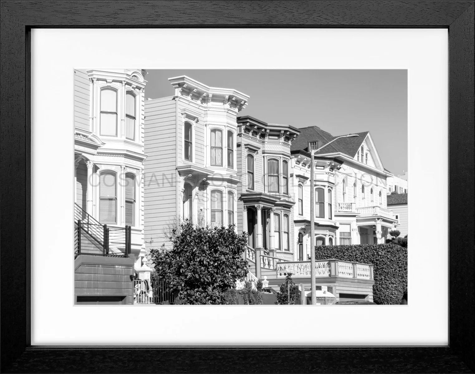Poster mit Rahmen ’Alamo Square’ San Francisco SF26