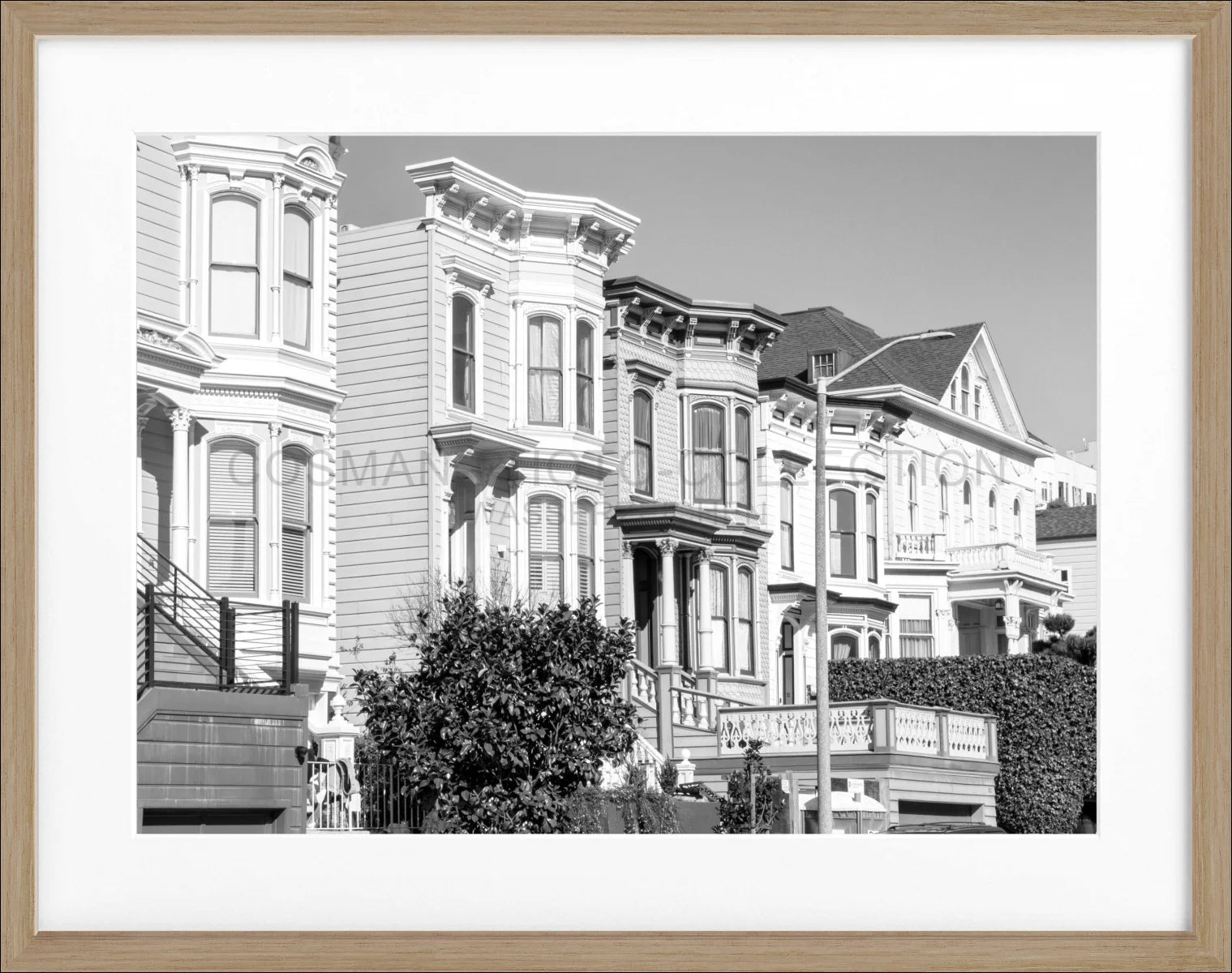 Poster mit Rahmen ’Alamo Square’ San Francisco SF26