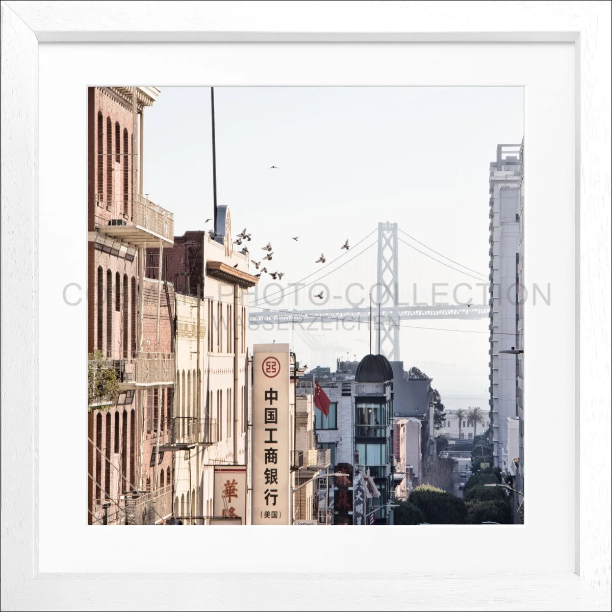 Poster mit Rahmen ’Bay Bridge’ San Francisco SF06Q