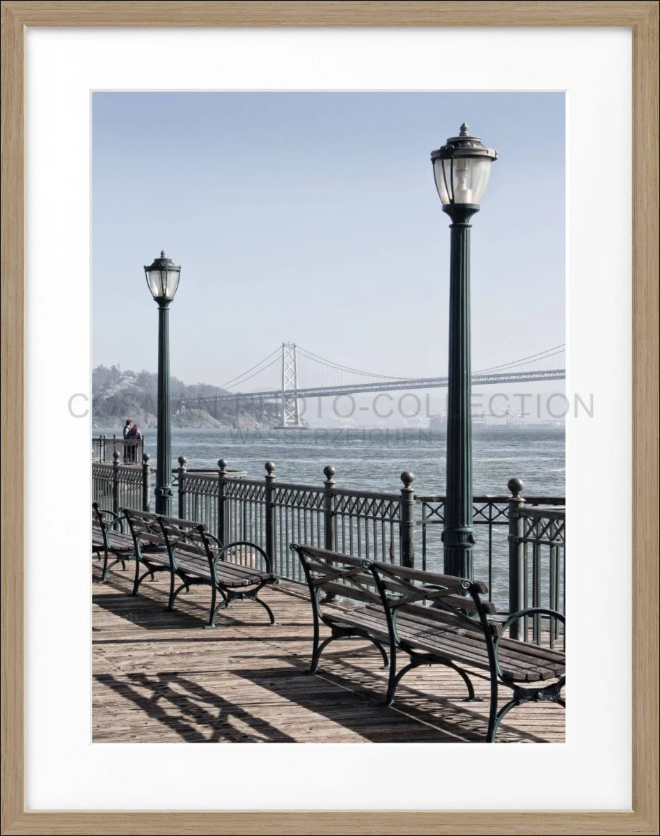 Poster mit Rahmen ’Bay Bridge’ San Francisco SF31