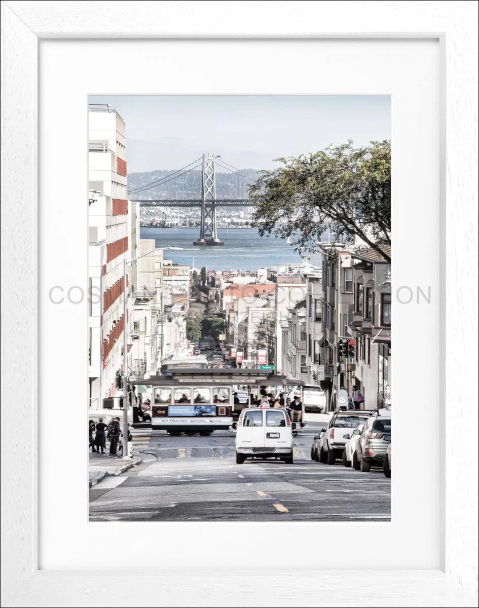 Poster mit Rahmen ’Bay Bridge’ San Francisco SF46