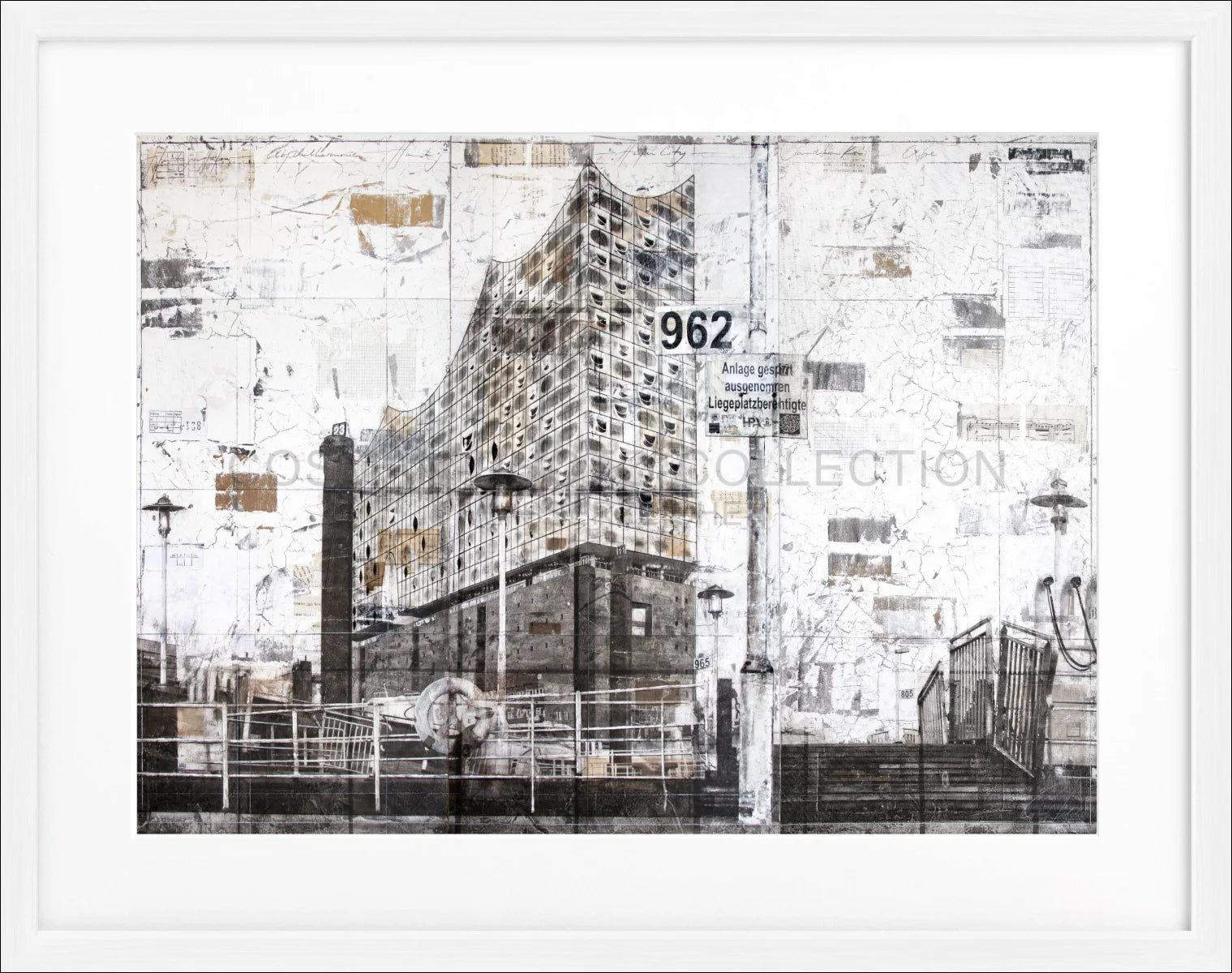 Poster mit Rahmen Elbphilharmonie Hamburg GM03 - Wandbilder