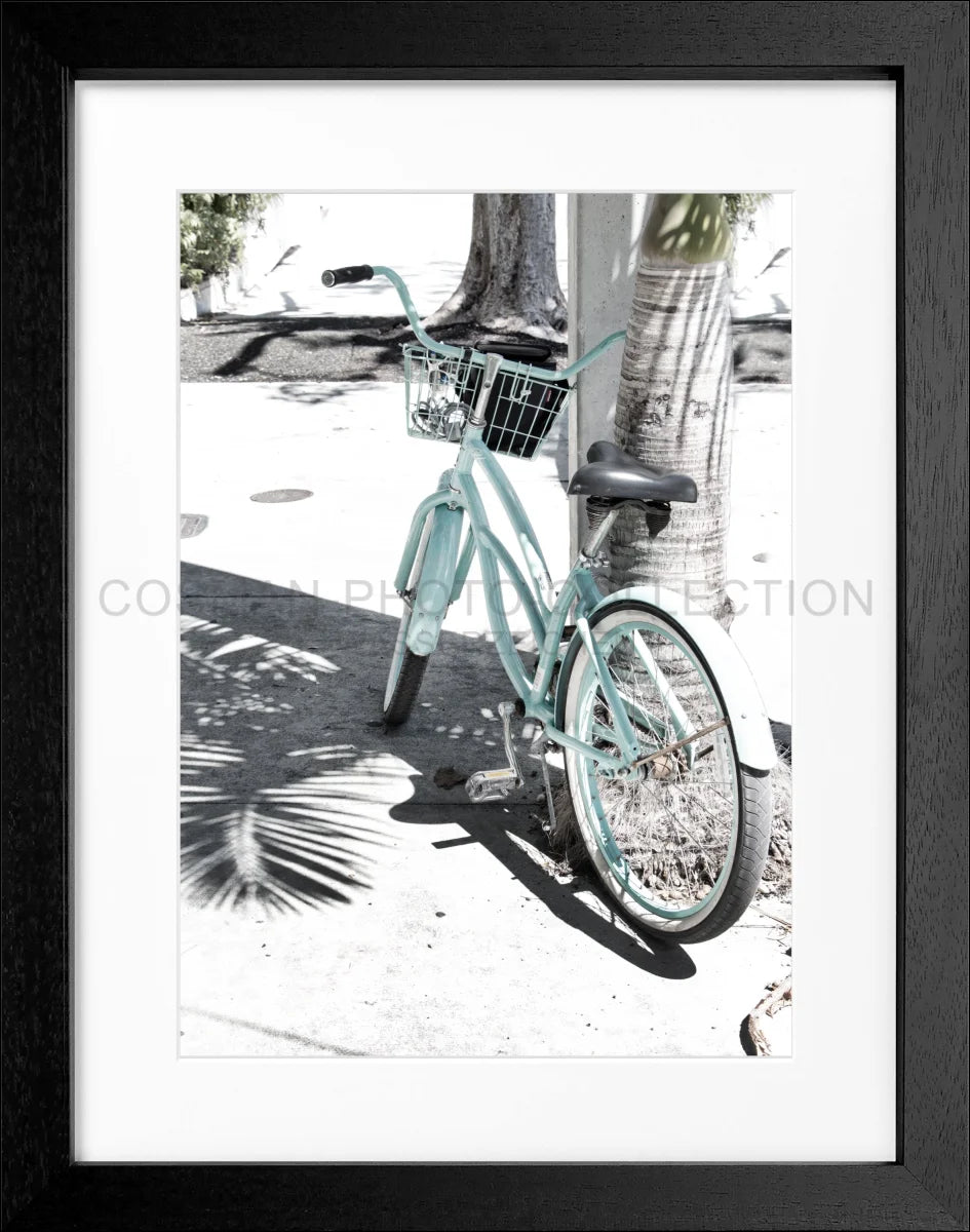 Poster mit Rahmen Florida Key West ’Bike’ FL29 - Wandbilder