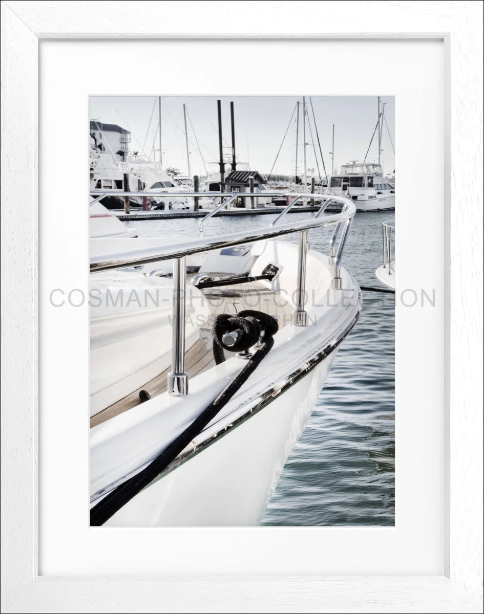 Poster mit Rahmen Florida Key West ’Boat’ FL37 - Wandbilder