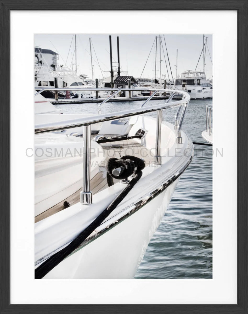 Poster mit Rahmen Florida Key West ’Boat’ FL37 - Wandbilder