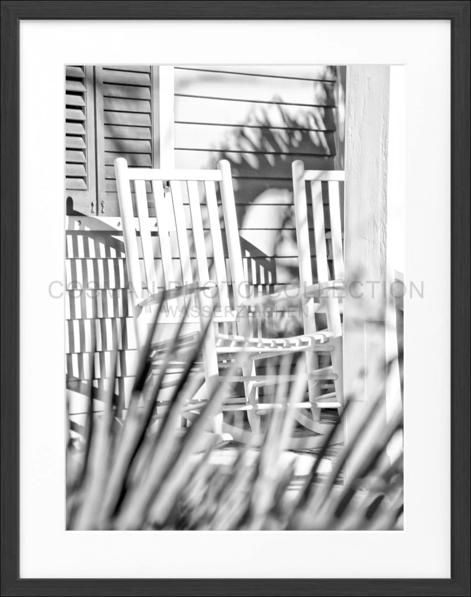 Poster mit Rahmen Florida Key West ’Deckchair’ FL24