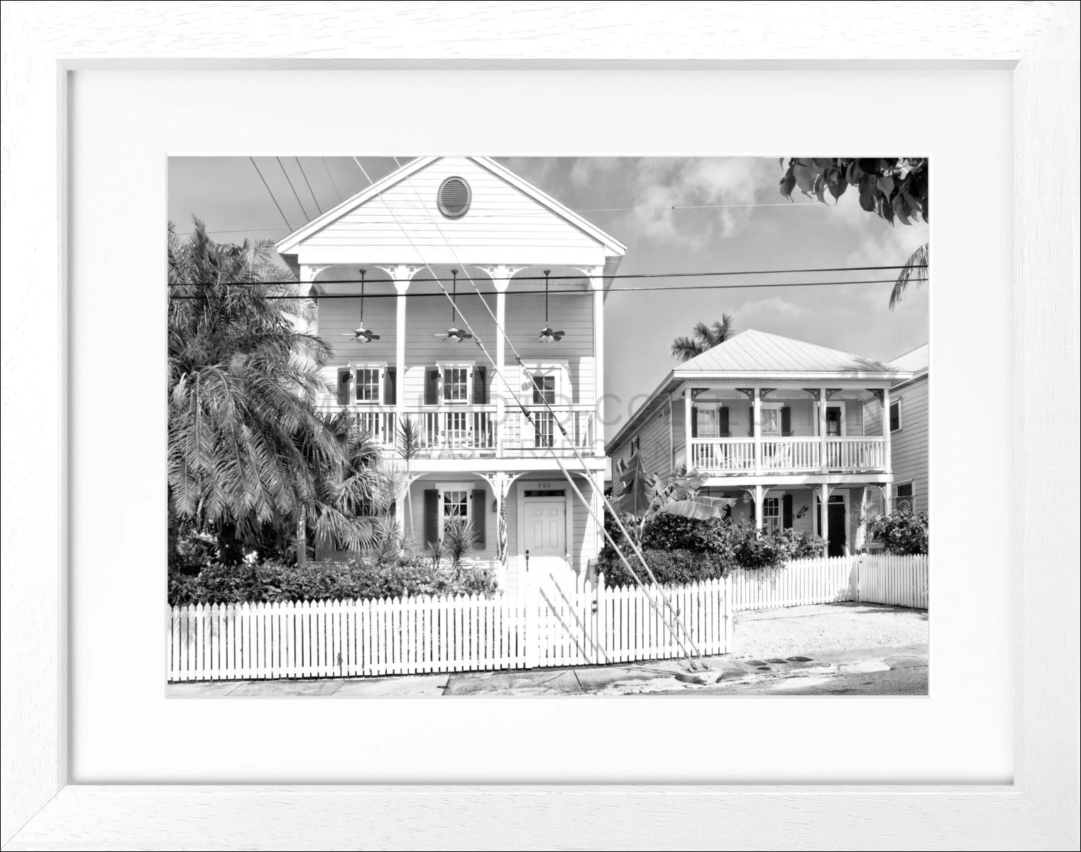 Poster mit Rahmen Florida Key West FL14 - Wandbilder