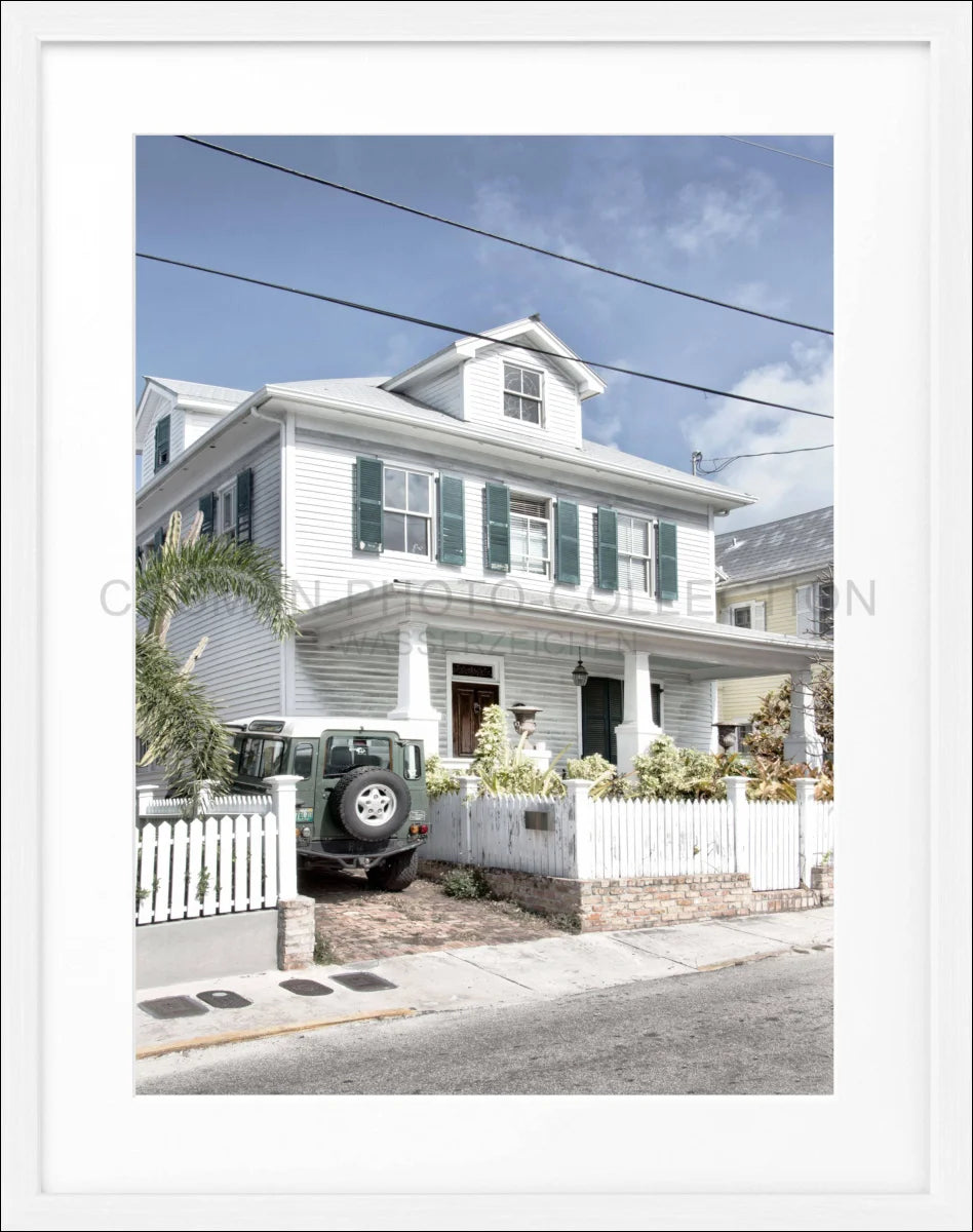 Poster mit Rahmen Florida Key West FL31 - Wandbilder