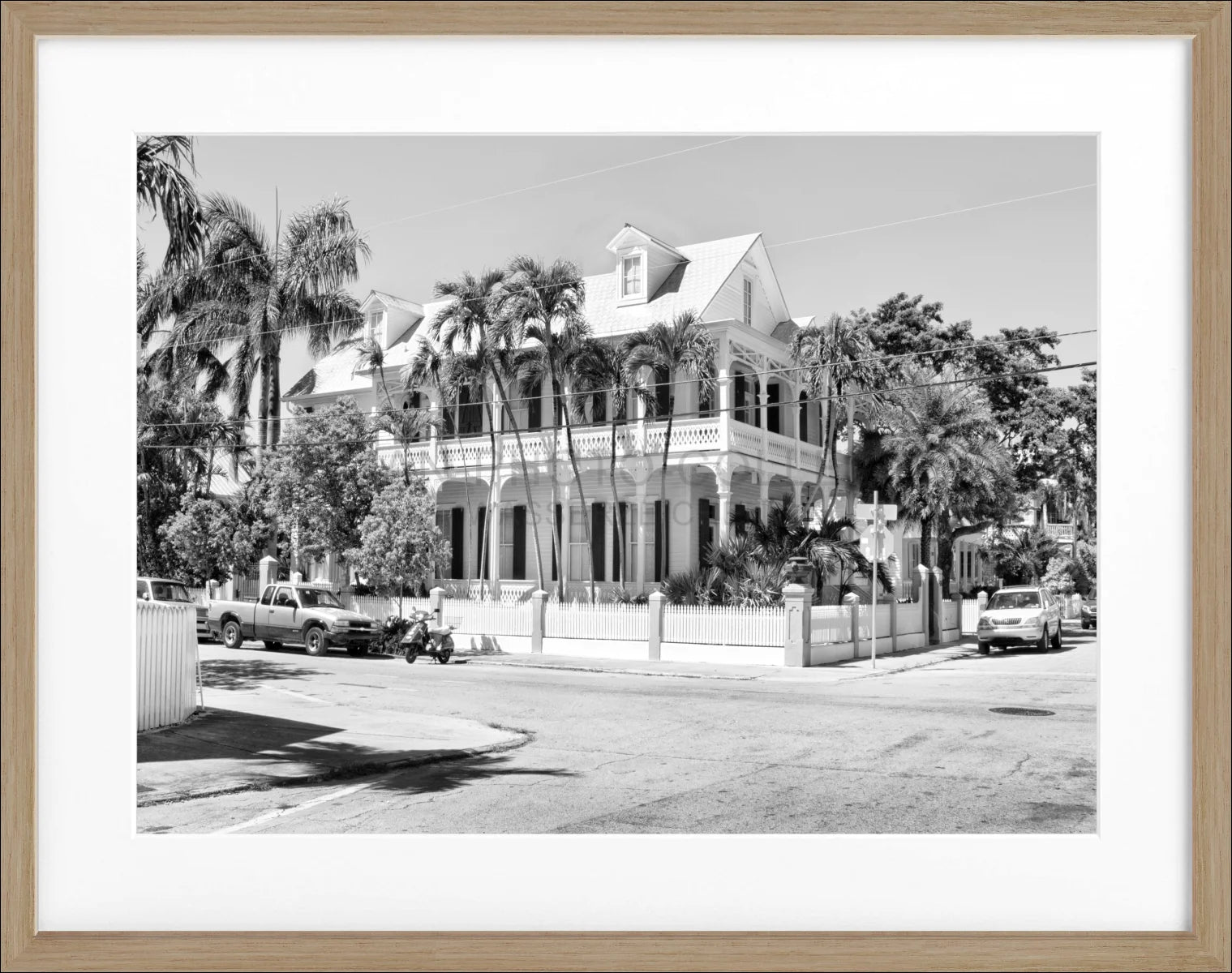 Poster mit Rahmen Florida Key West FL38 - Wandbilder