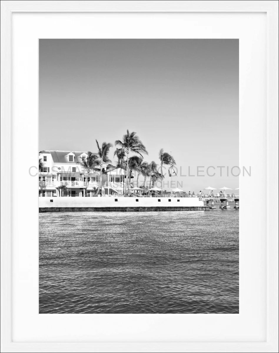 Poster mit Rahmen Florida Key West FL42B - Wandbilder