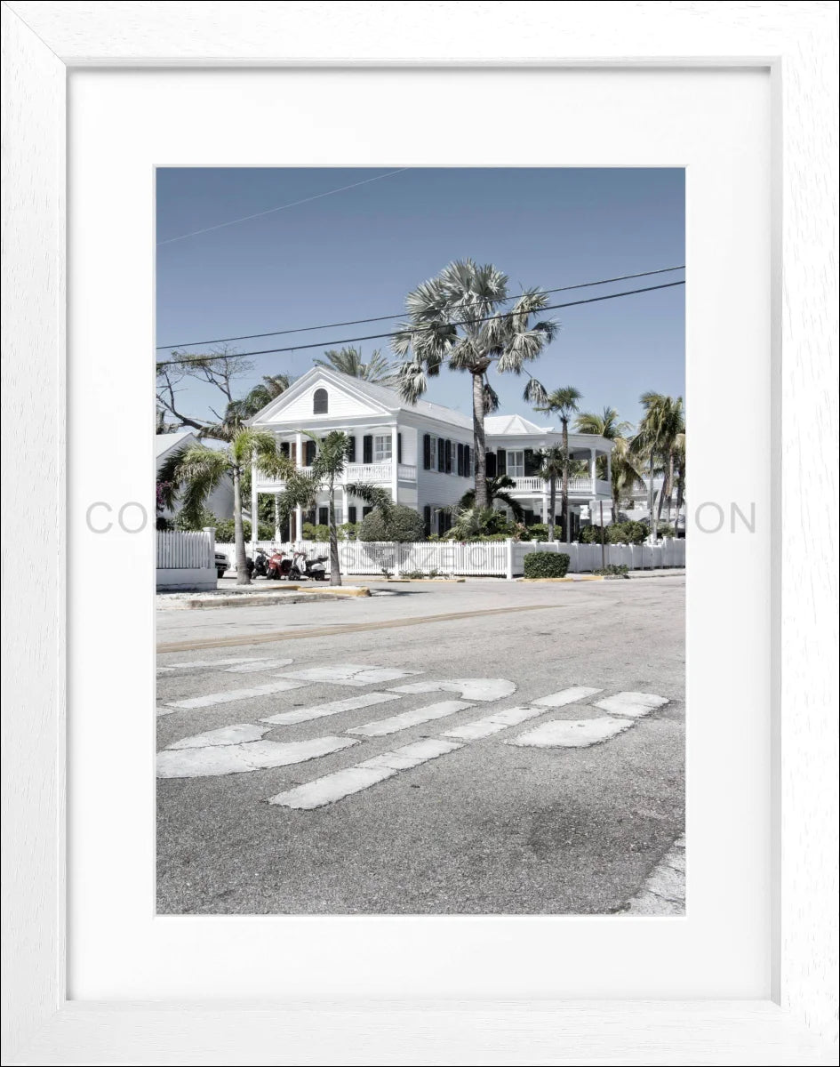 Poster mit Rahmen Florida Key West FL43 - Wandbilder