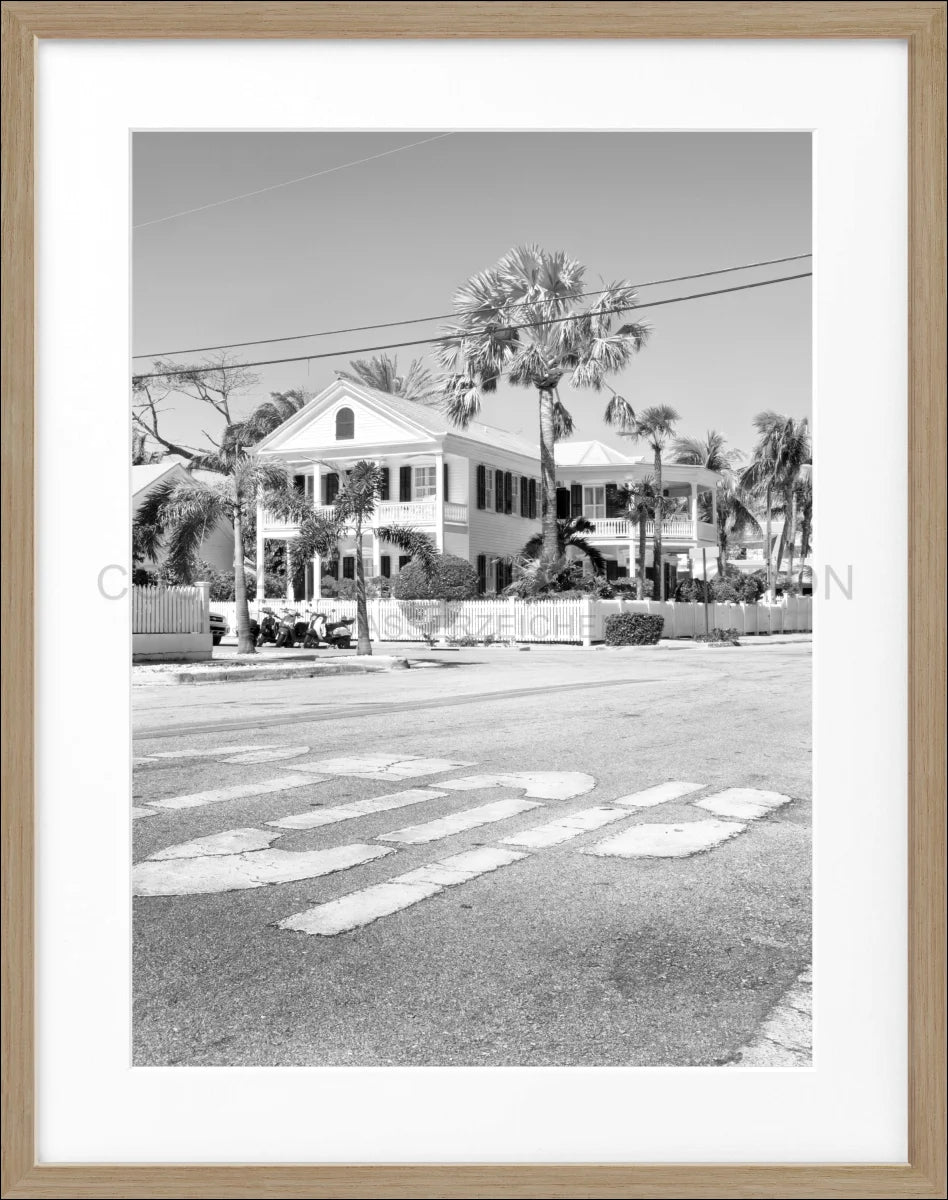 Poster mit Rahmen Florida Key West FL43 - Wandbilder