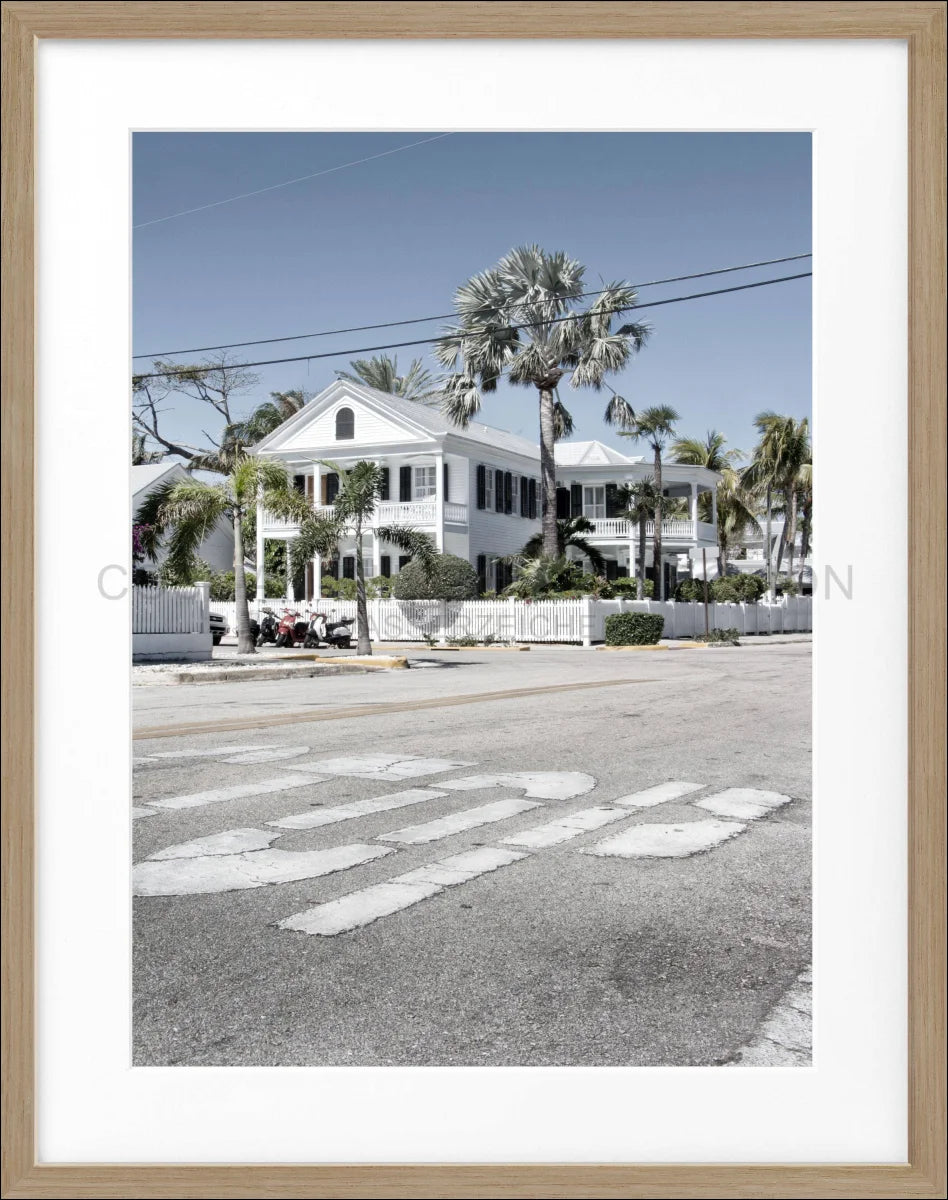 Poster mit Rahmen Florida Key West FL43 - Wandbilder