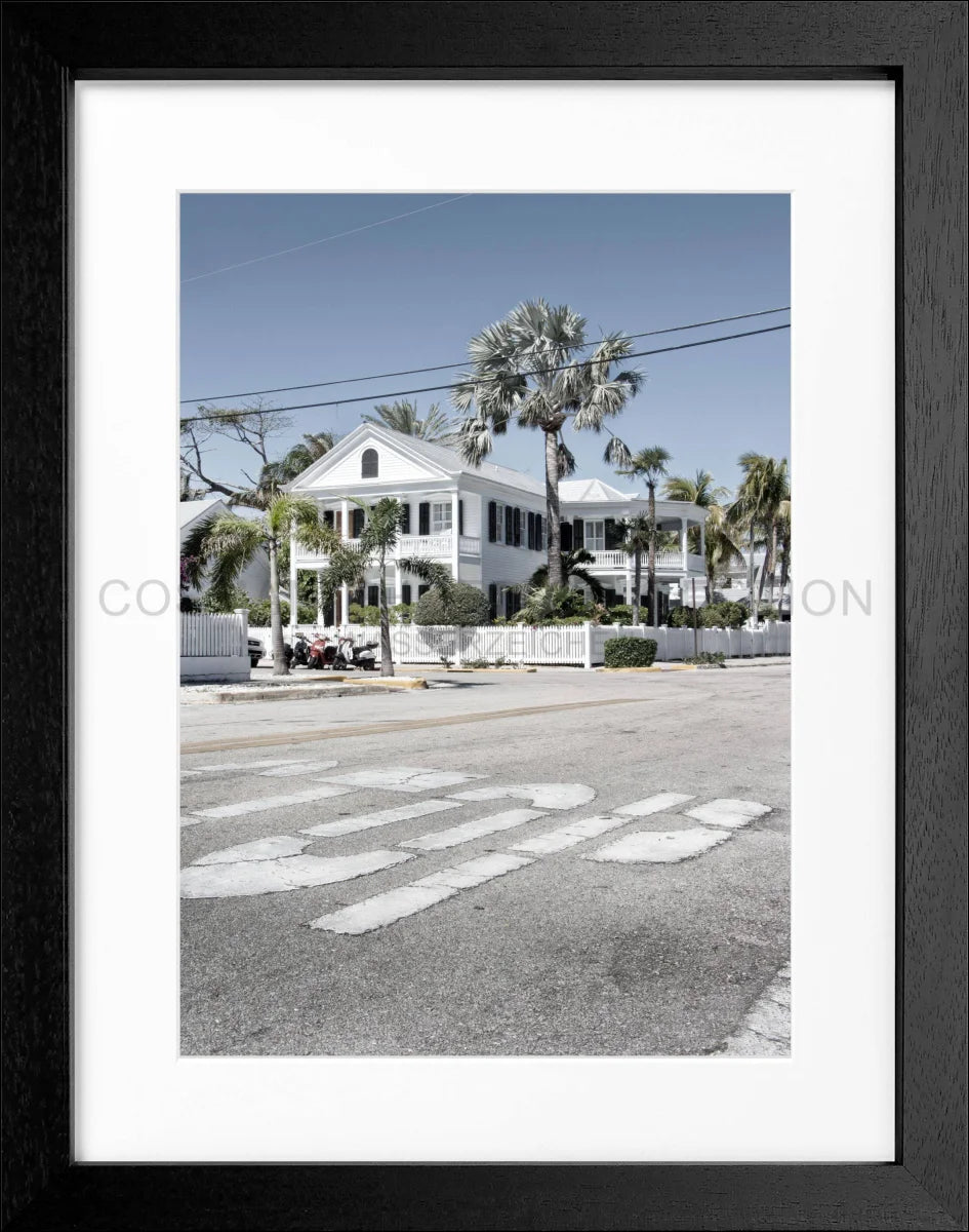 Poster mit Rahmen Florida Key West FL43 - Wandbilder