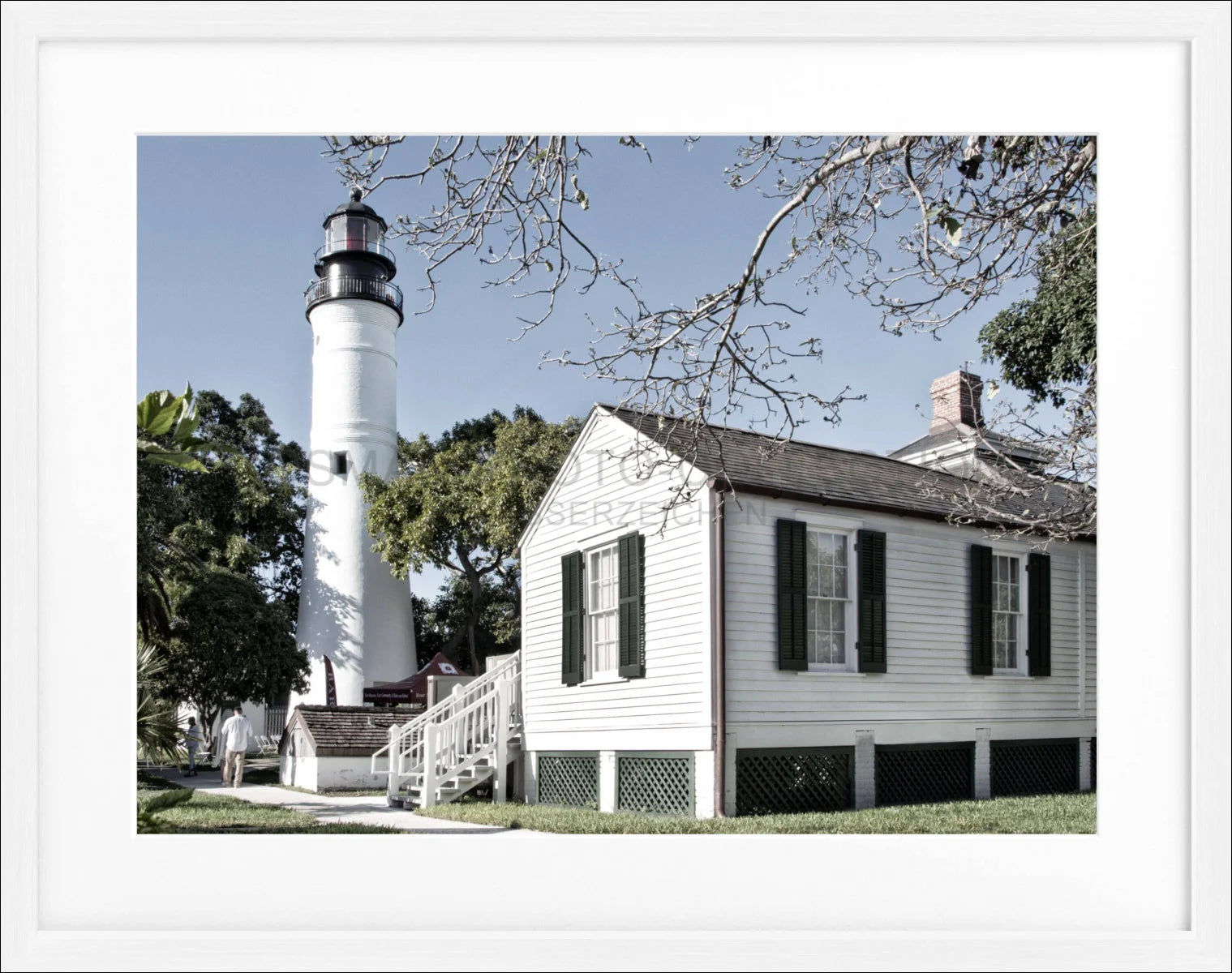 Poster mit Rahmen Florida Key West ’Lighthouse’ FL10