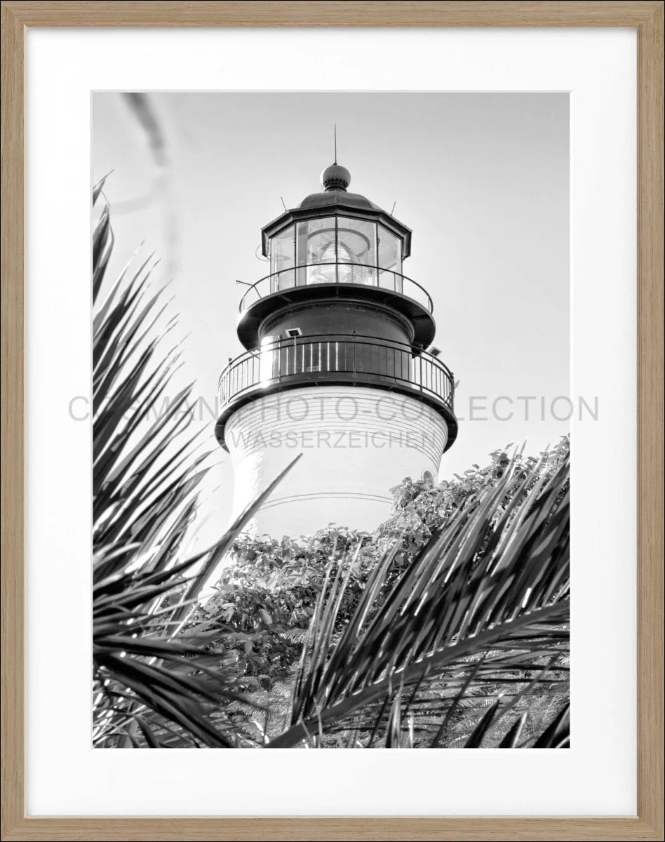 Poster mit Rahmen Florida Key West ’Lighthouse’ FL28