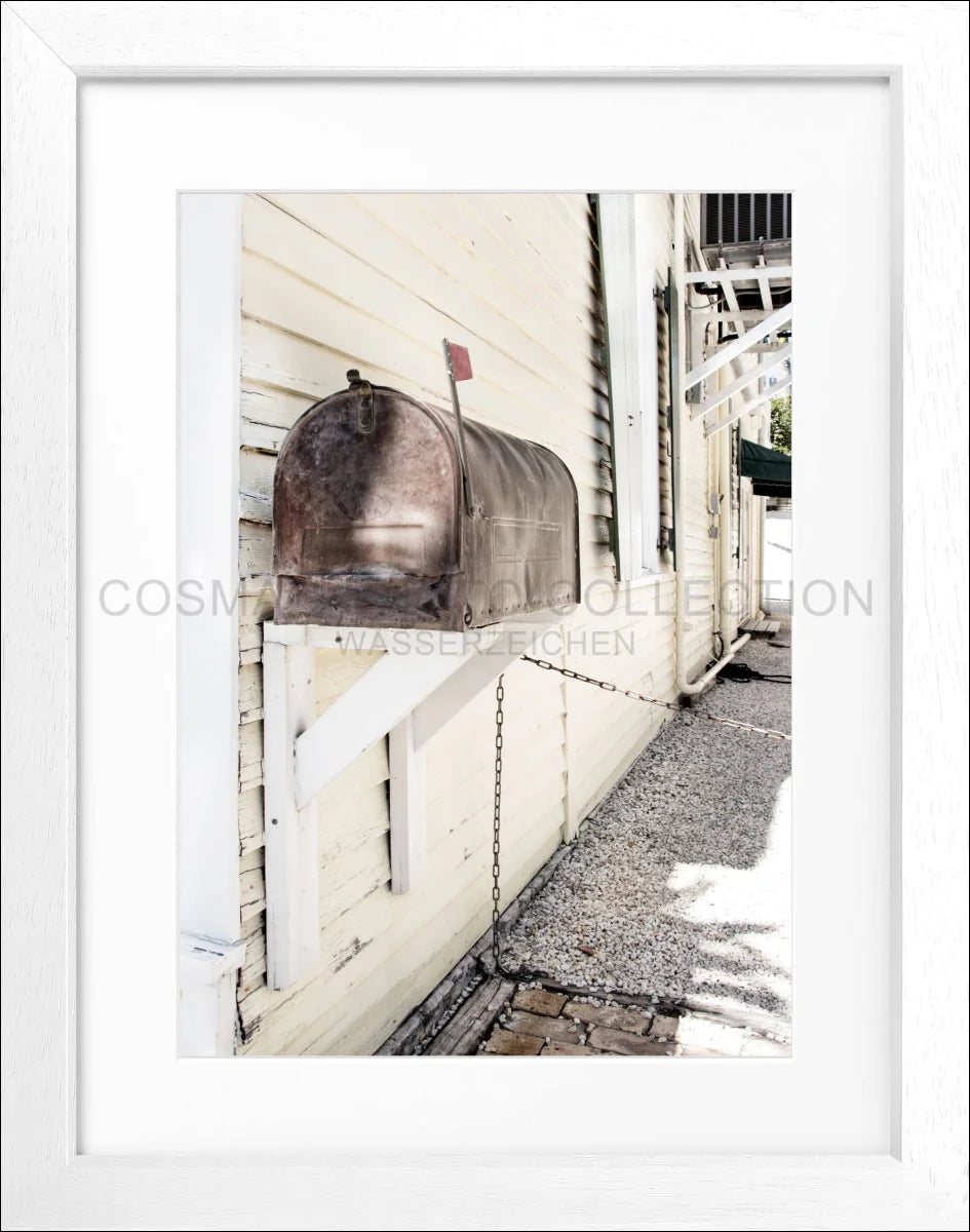 Poster mit Rahmen Florida Key West ’Mailbox’ FL22