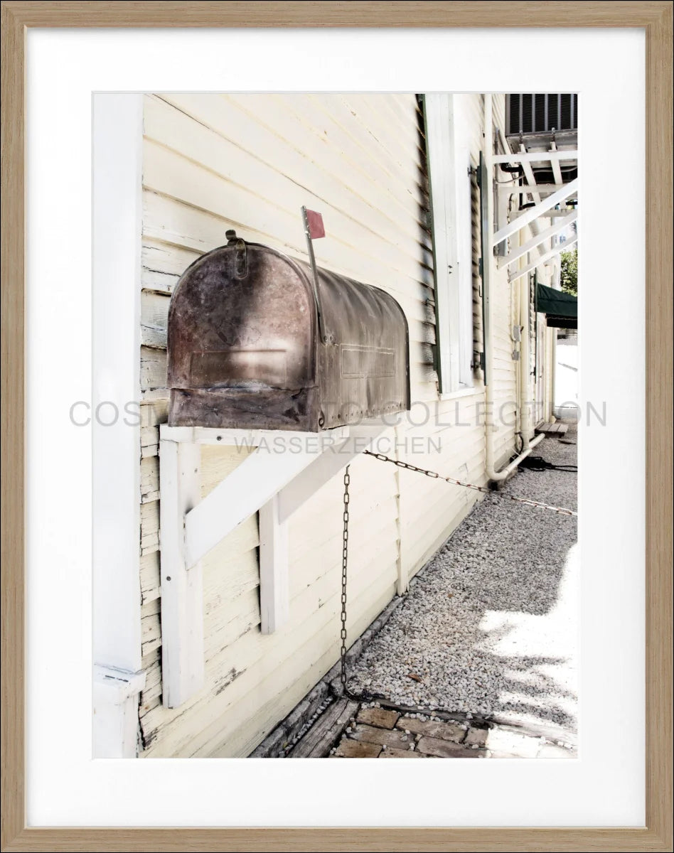 Poster mit Rahmen Florida Key West ’Mailbox’ FL22