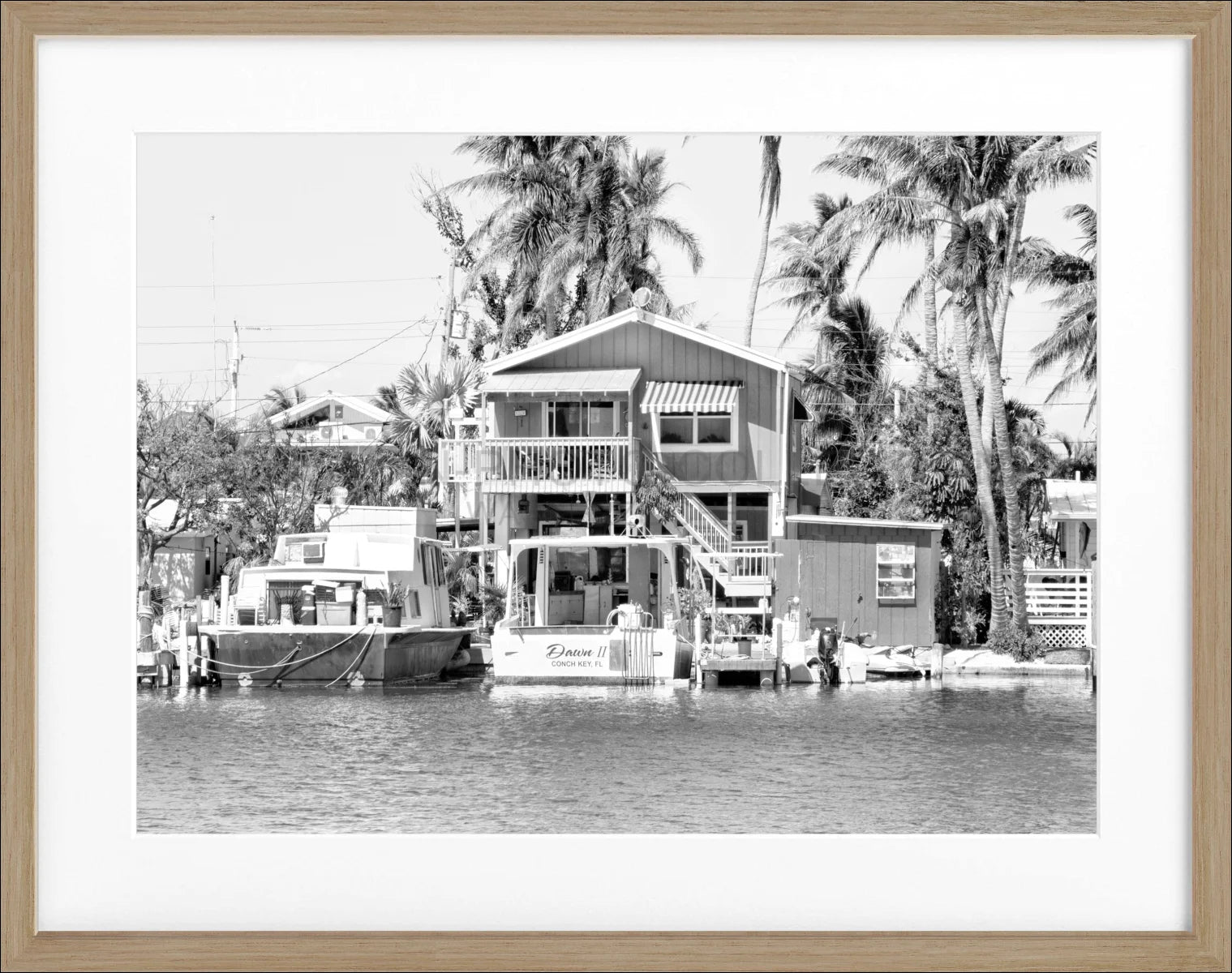 Poster mit Rahmen Florida Keys FL01 - Wandbilder