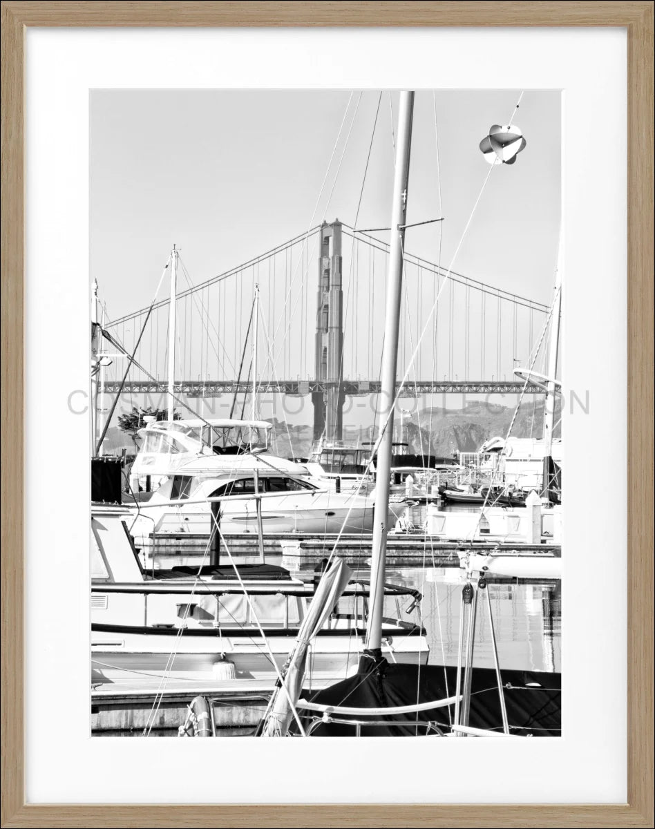 Poster mit Rahmen ’Golden Gate Bridge’ San Francisco SF15