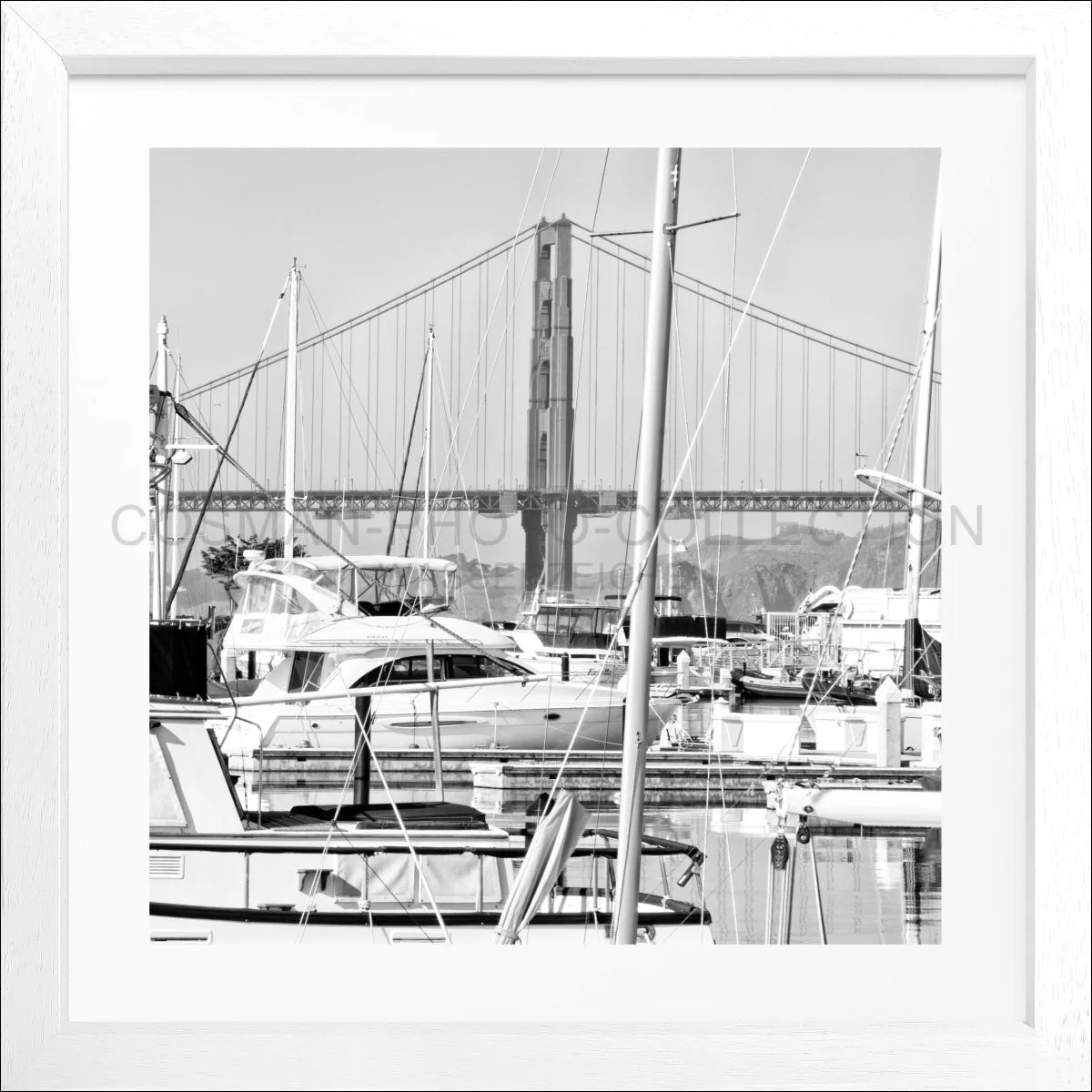Poster mit Rahmen ’Golden Gate Bridge’ San Francisco SF15Q