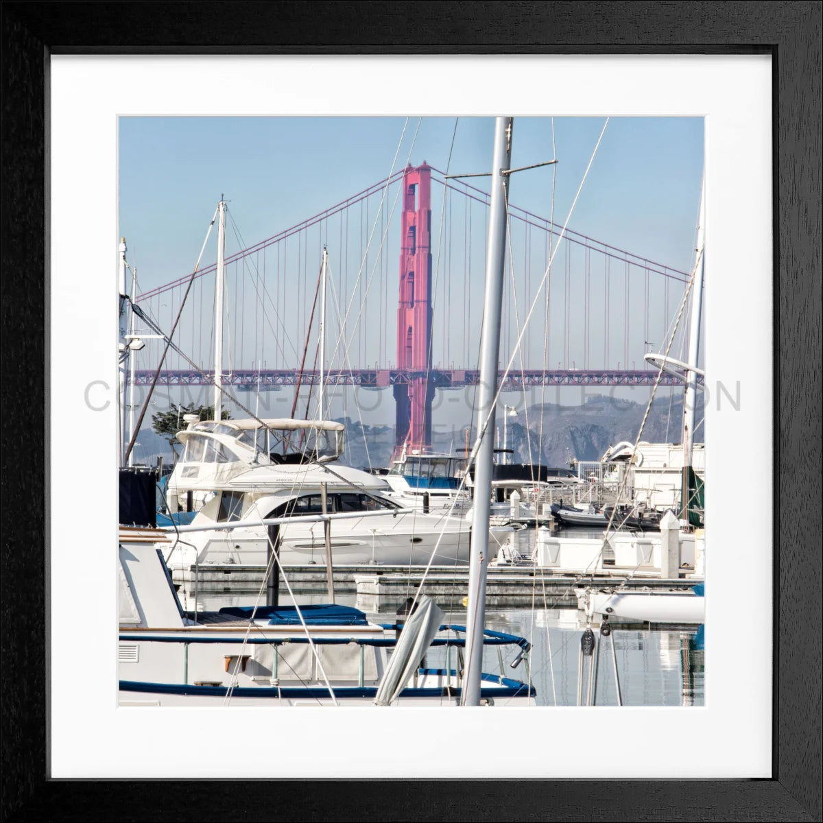 Poster mit Rahmen ’Golden Gate Bridge’ San Francisco SF15Q