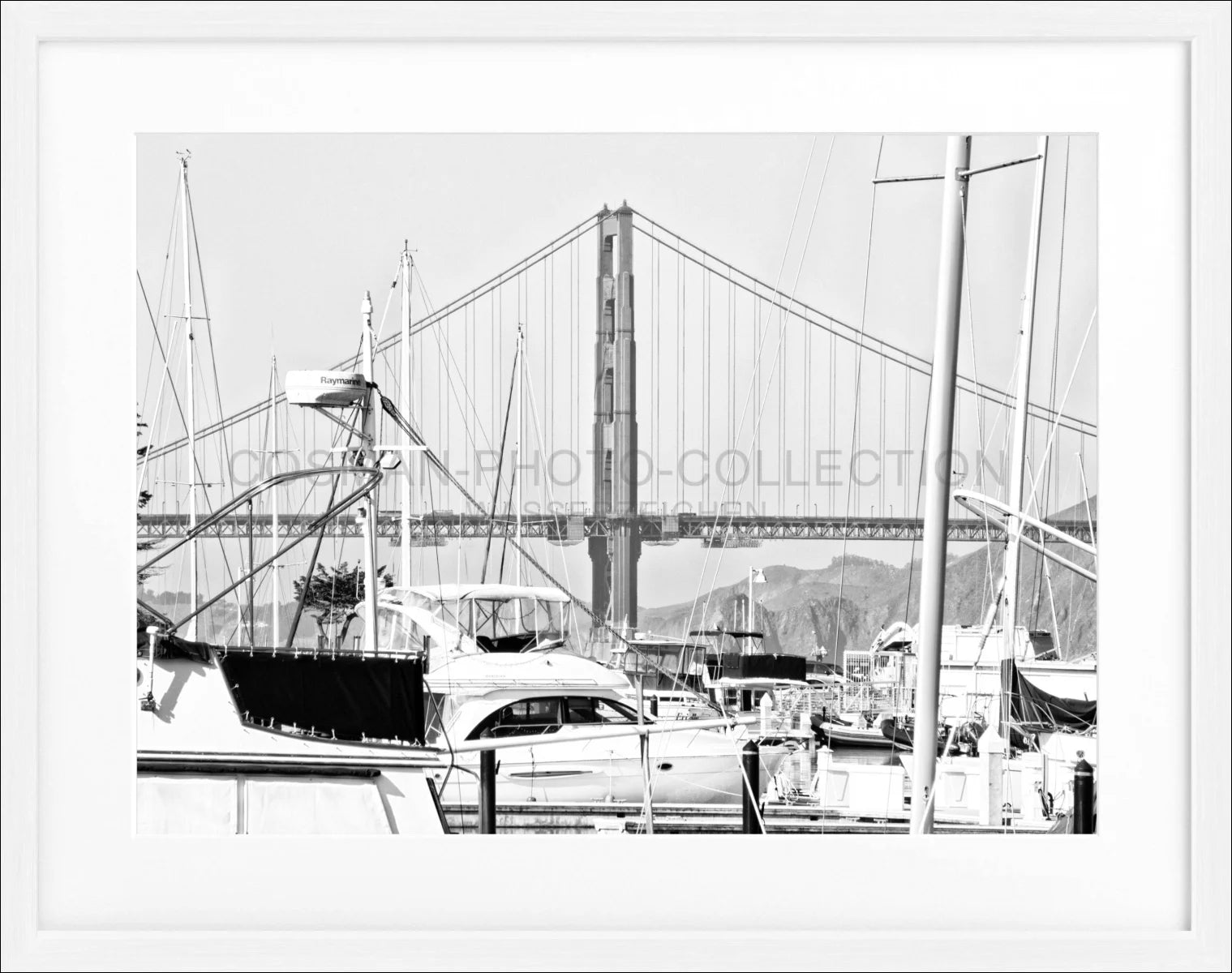 Poster mit Rahmen ’Golden Gate Bridge’ San Francisco SF42