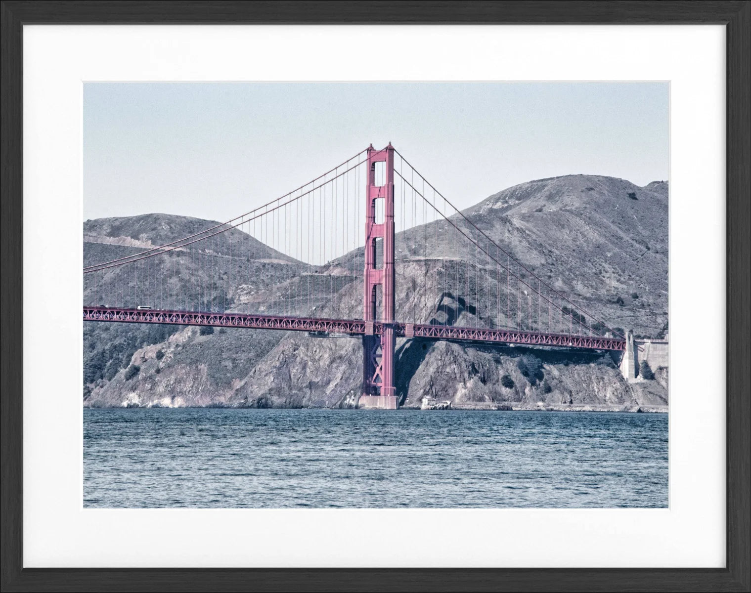 Poster mit Rahmen ’Golden Gate Bridge’ San Francisco SF43