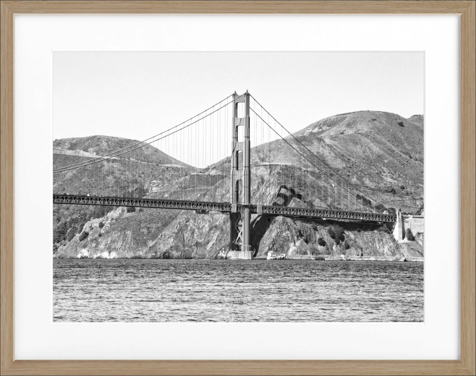 Poster mit Rahmen ’Golden Gate Bridge’ San Francisco SF43