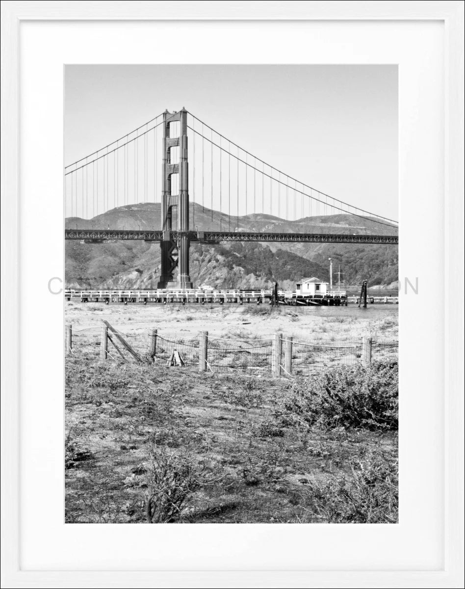 Poster mit Rahmen ’Golden Gate Bridge’ San Francisco SF44