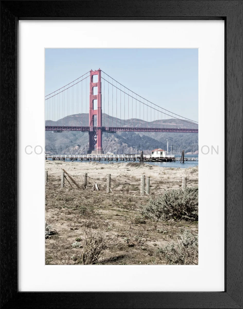 Poster mit Rahmen ’Golden Gate Bridge’ San Francisco SF44