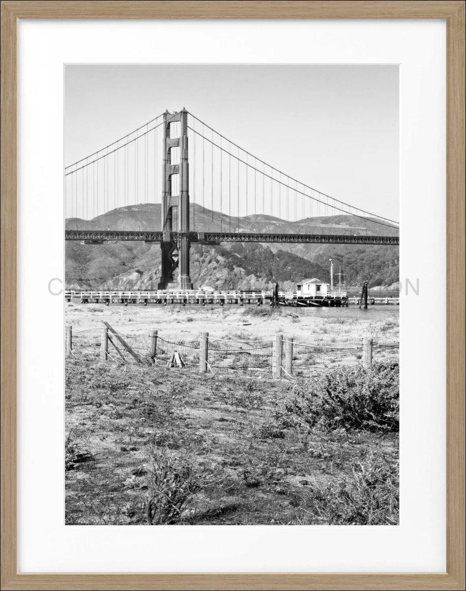 Poster mit Rahmen ’Golden Gate Bridge’ San Francisco SF44