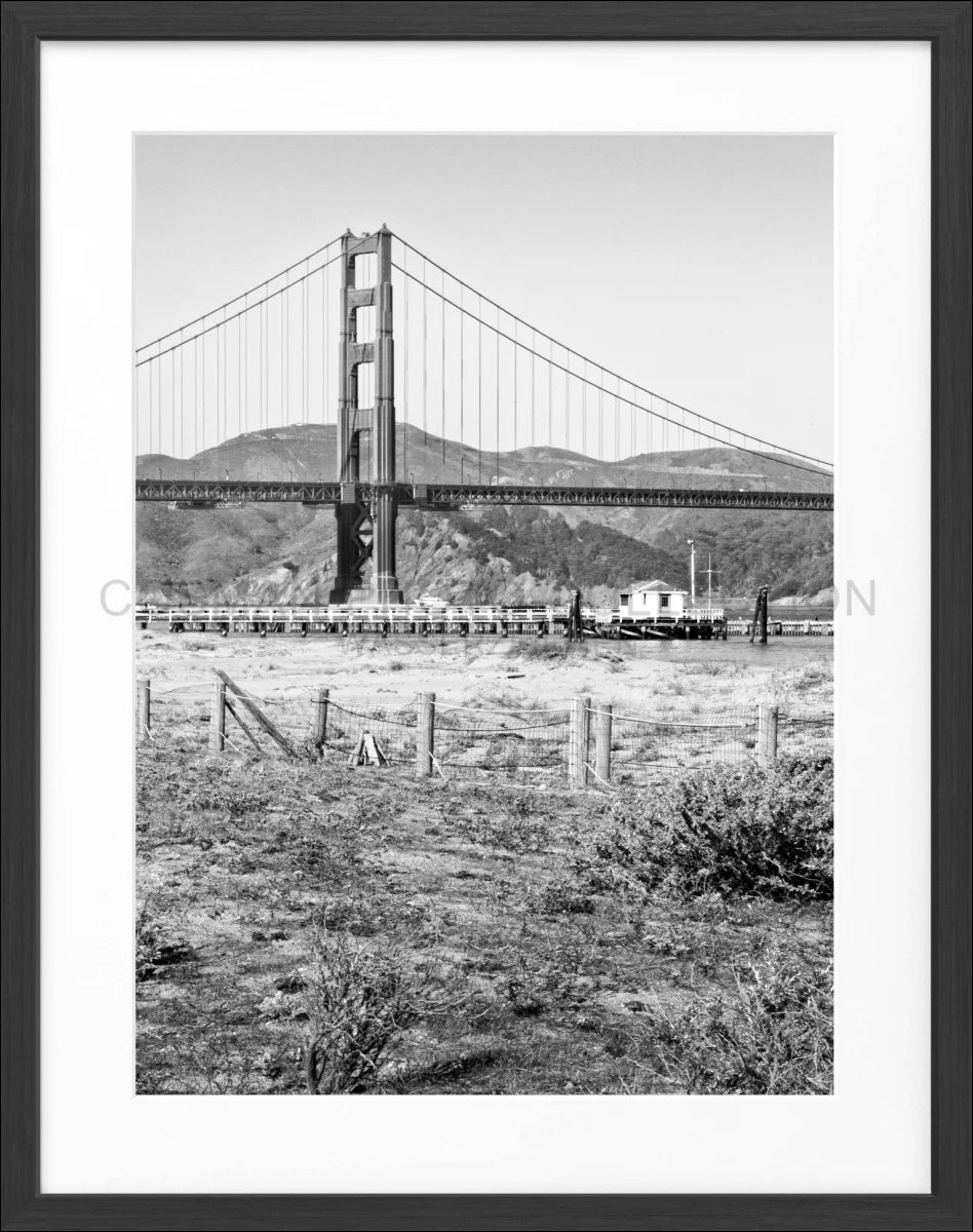 Poster mit Rahmen ’Golden Gate Bridge’ San Francisco SF44