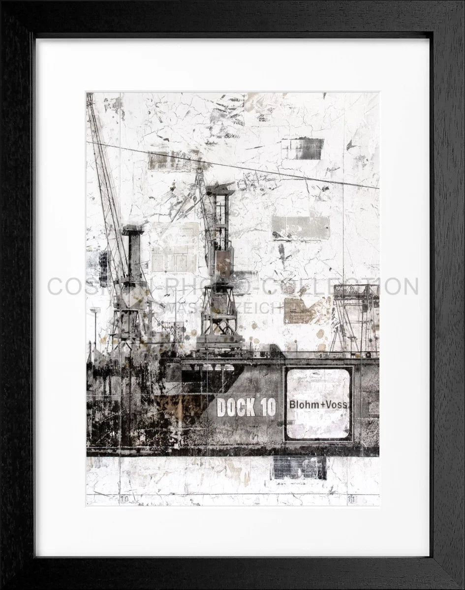 Poster mit Rahmen Hamburg Dock 10 GM09B - Wandbilder