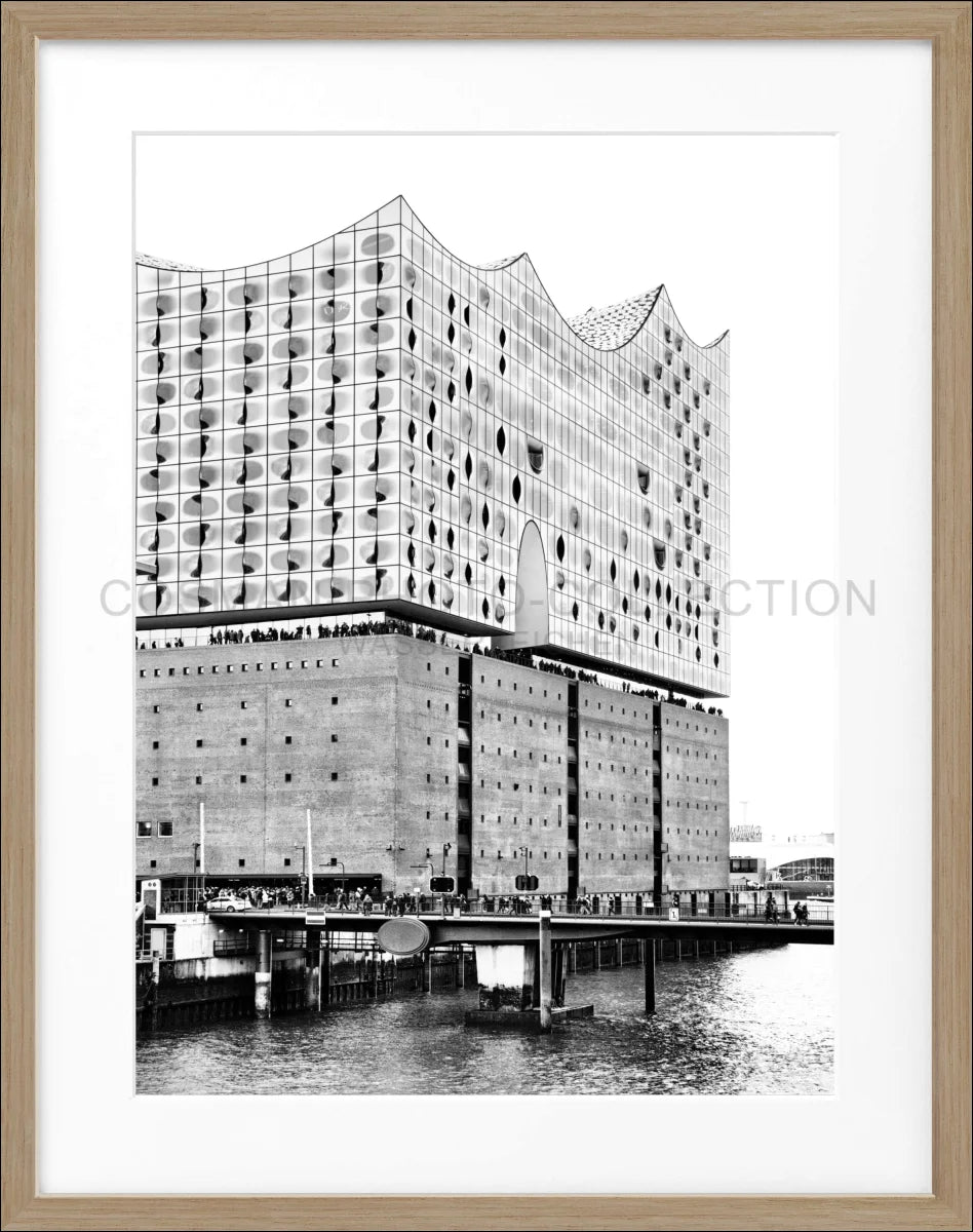 Poster mit Rahmen Hamburg Elphi 1 - Wandbilder