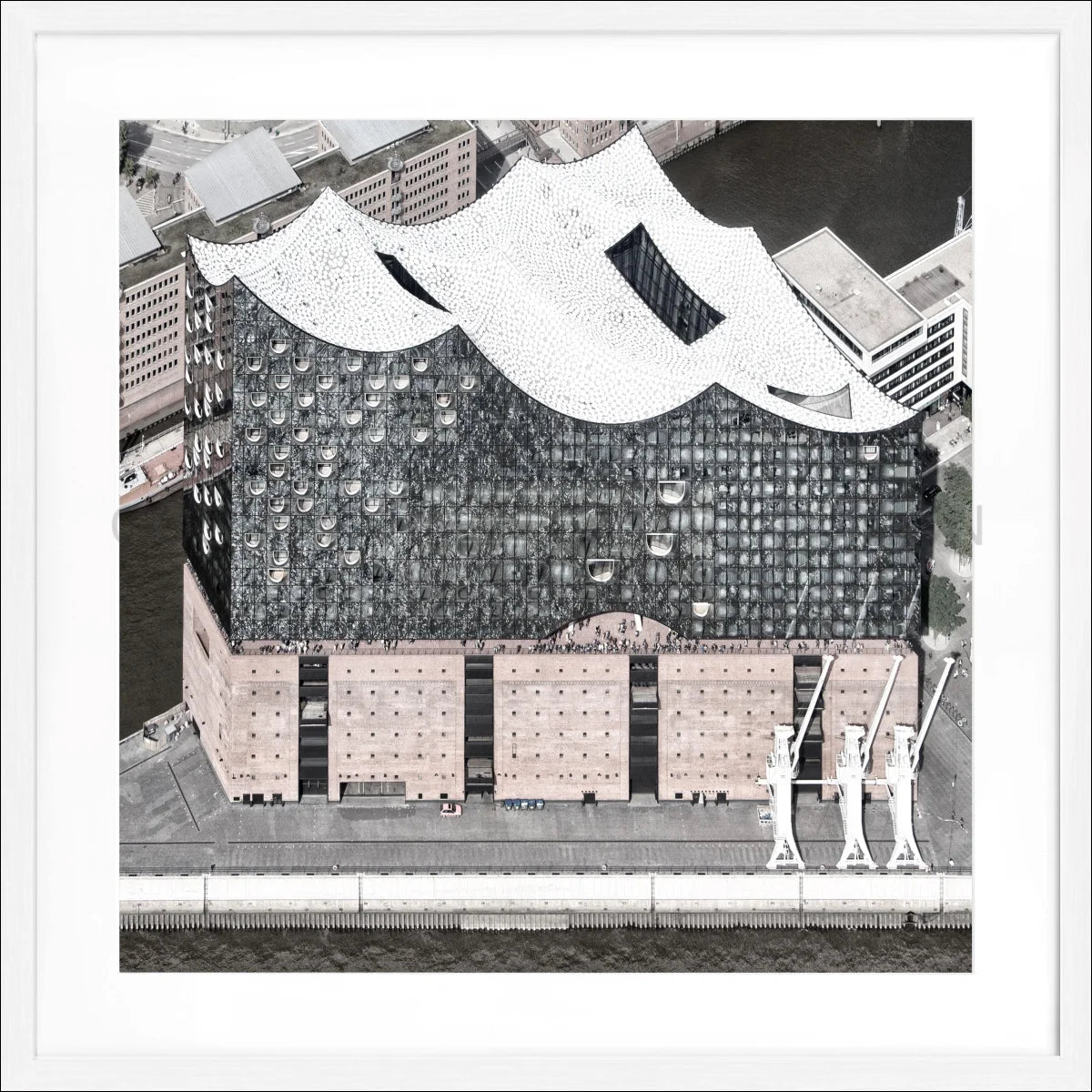 Poster mit Rahmen Hamburg ’Elphi’ HH47 - Wandbilder