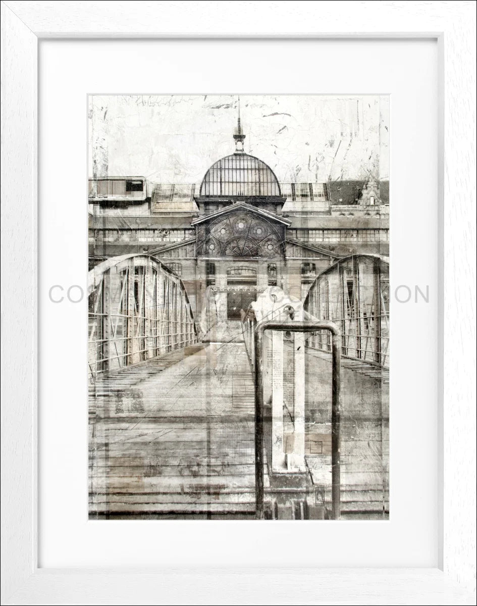 Poster mit Rahmen Hamburg ’Fischmarkt’ GM04A - Wandbilder