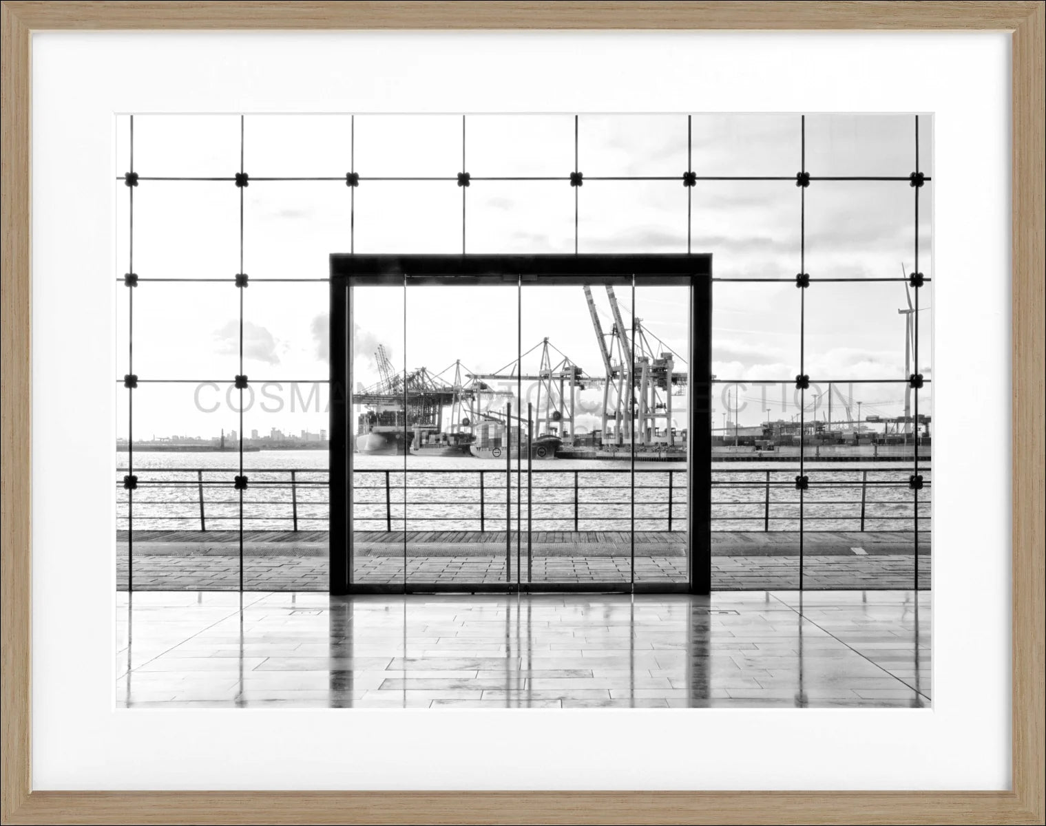 Poster mit Rahmen Hamburg Hafen HH33A - Wandbilder