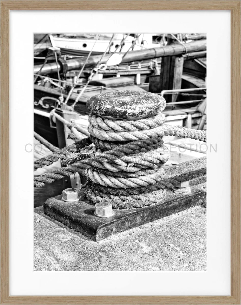 Poster mit Rahmen Hamburg Hafen ’Poller’ HH05J - Wandbilder