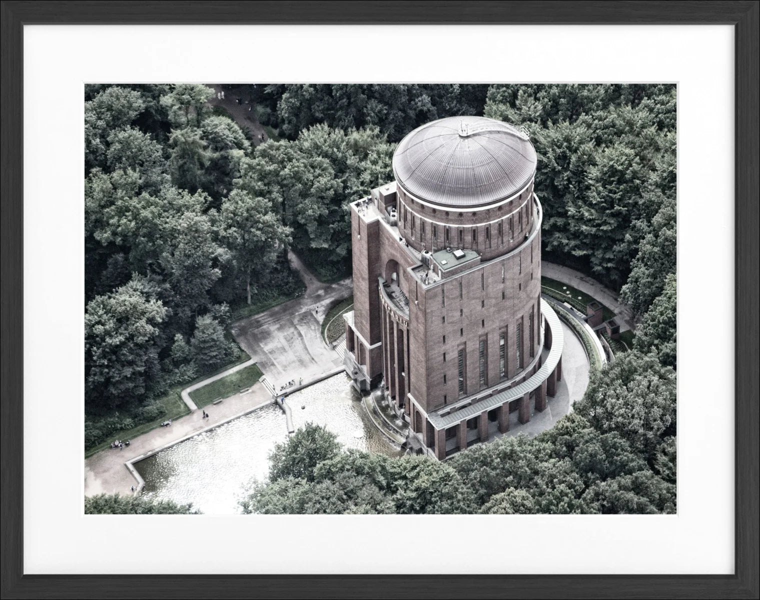 Poster mit Rahmen Hamburg ’Planetarium’ HH14 - Wandbilder