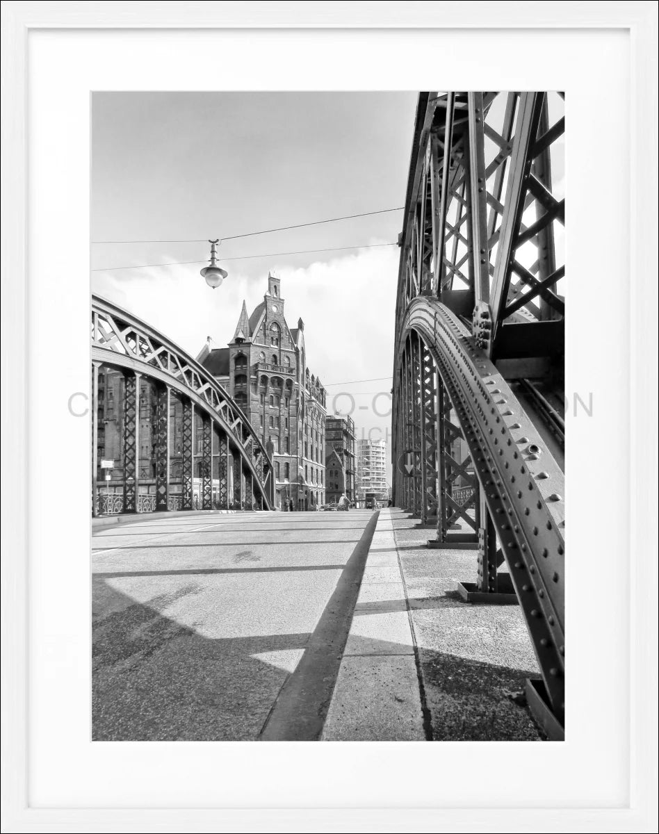 Poster mit Rahmen Hamburg ’Speicherstadt’ HH29 - Wandbilder