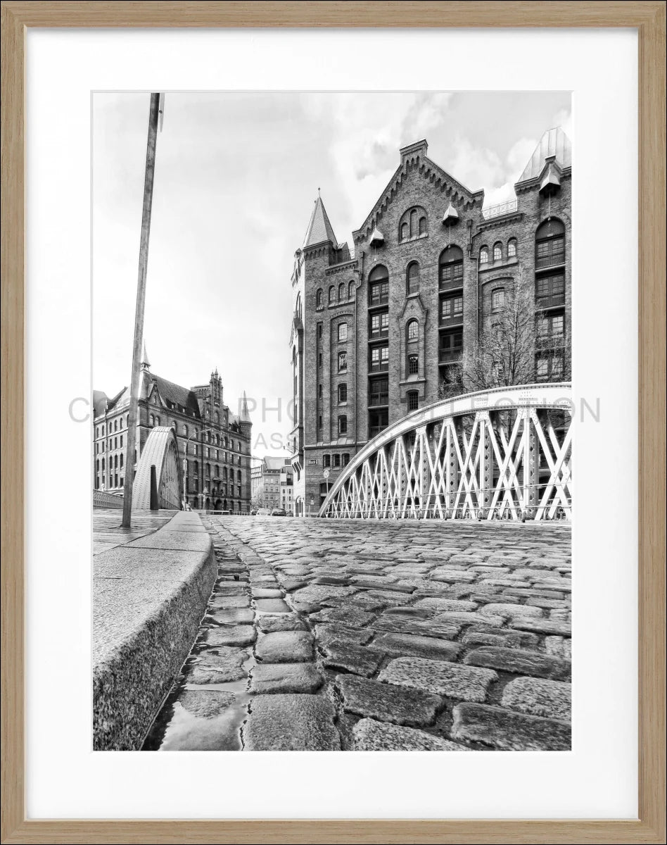 Poster mit Rahmen Hamburg ’Speicherstadt’ HH31 - Wandbilder
